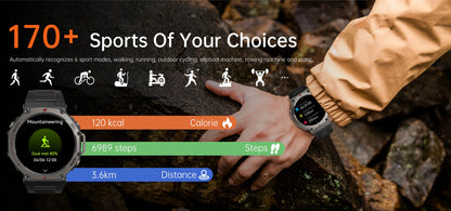 T-Rex 3 GPS Smart Watch with Altimeter and Waterproof Design - Smarsty