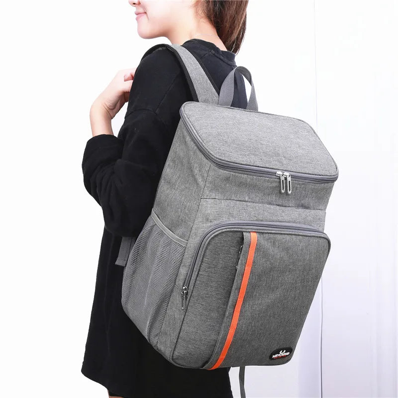 18L Portable Insulated Lunch Bag Cooler Waterproof Oxford - Smarsty