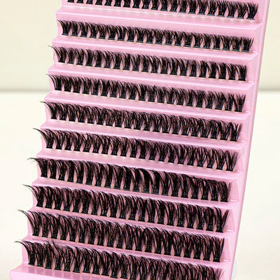 DIY Eyelash Extension Kit with 200pcs D Curl Clusters - Smarsty