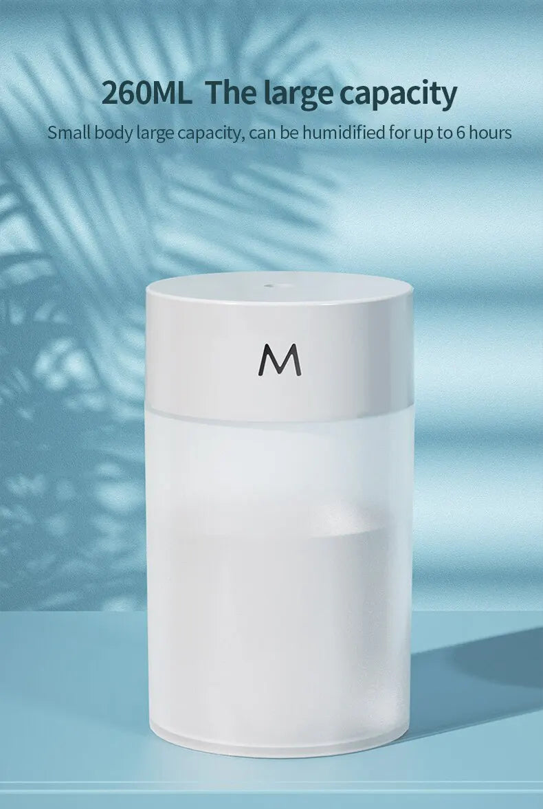 Portable Ultrasonic Aromatherapy Diffuser with LED Lamp - Smarsty
