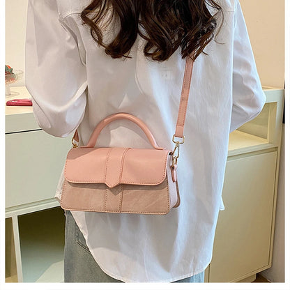 Versatile PU Leather Shoulder Bag For Women Square Satchel - Smarsty