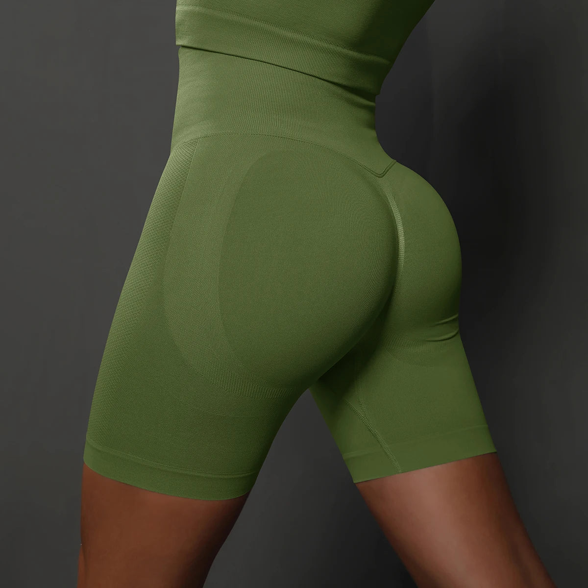 Yoga Shorts Women Sports Shorts Seamless Gym Workout Shorts High Waist Push Up Fitness Sports Shorts Cycling Shorts - Smarsty