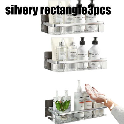 Wall Mounted Bathroom Shelf for Towel and Shampoo Storage - Smarsty