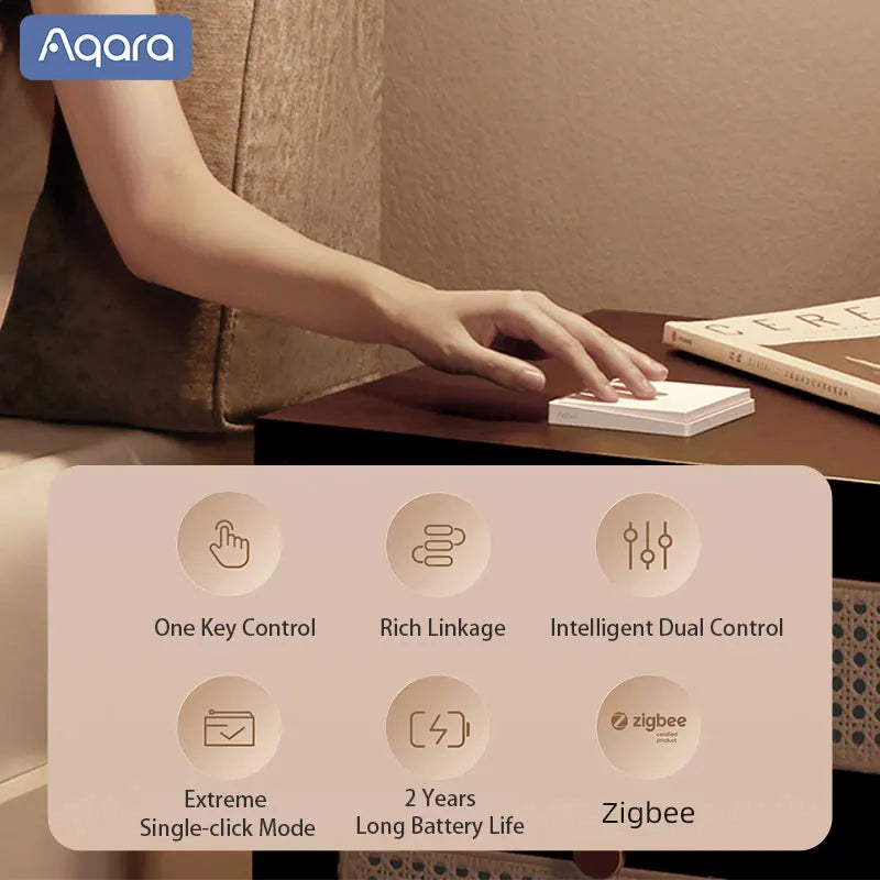 Aqara Smart Wall Switch E1 Wireless Control for Home - Smarsty