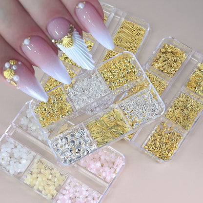 Metal Ocean Nail Art Charms for Stunning Manicures - Smarsty