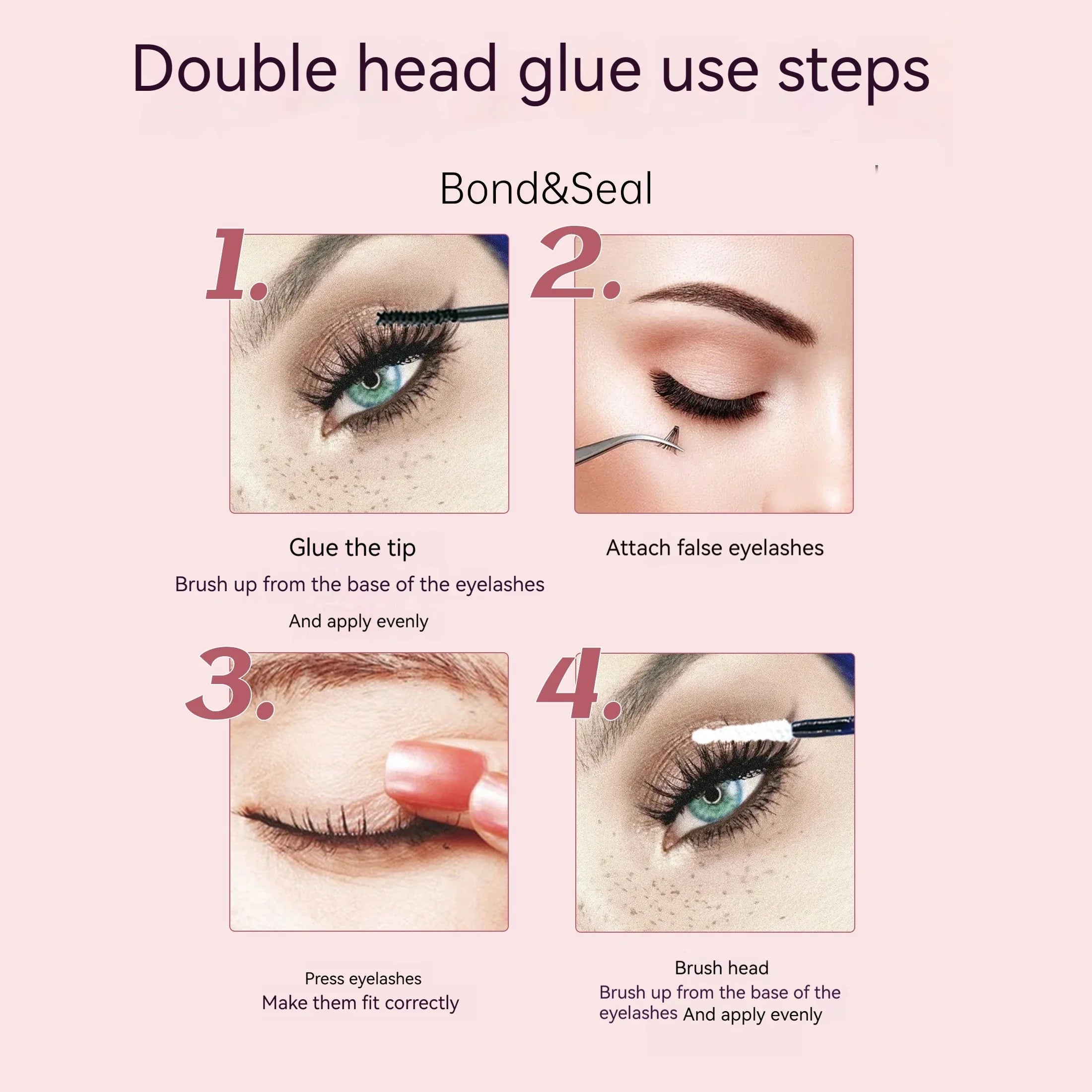 DIY Eyelash Extension Kit with 200 Clusters for Natural Look - Smarsty