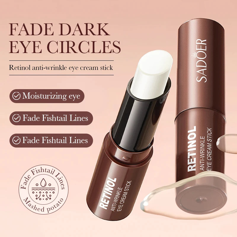 Retinol Eye Cream Stick for Dark Circles and Wrinkles - Smarsty