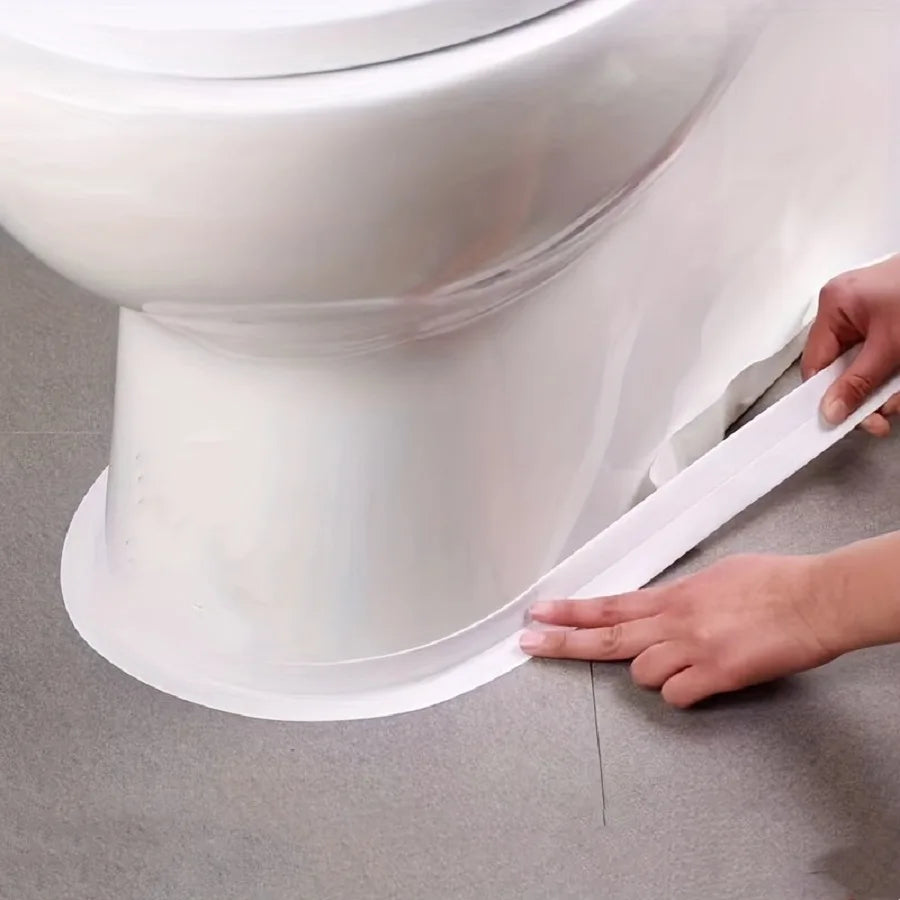 3.2M Bath Caulk Tape Self Adhesive PVC Oil-Proof Kitchen Sink Edge Corner Wall Sticker Waterproof Toilet Sealing Strip Tape - Smarsty