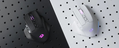 Redragon M811 PRO Wireless MMO Gaming Mouse, 15 Programmable Buttons RGB Gamer Mouse, 10 Side Macro Keys