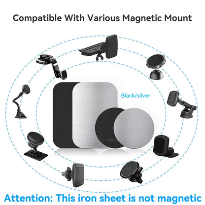 Magnetic Car Phone Holder Metal Plate For Smartphone - Smarsty