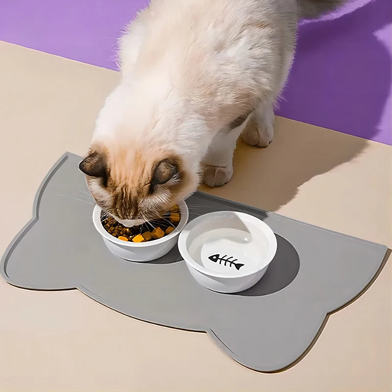 Silicone Non-Stick Pet Feeding Mat for Dogs and Cats - Smarsty