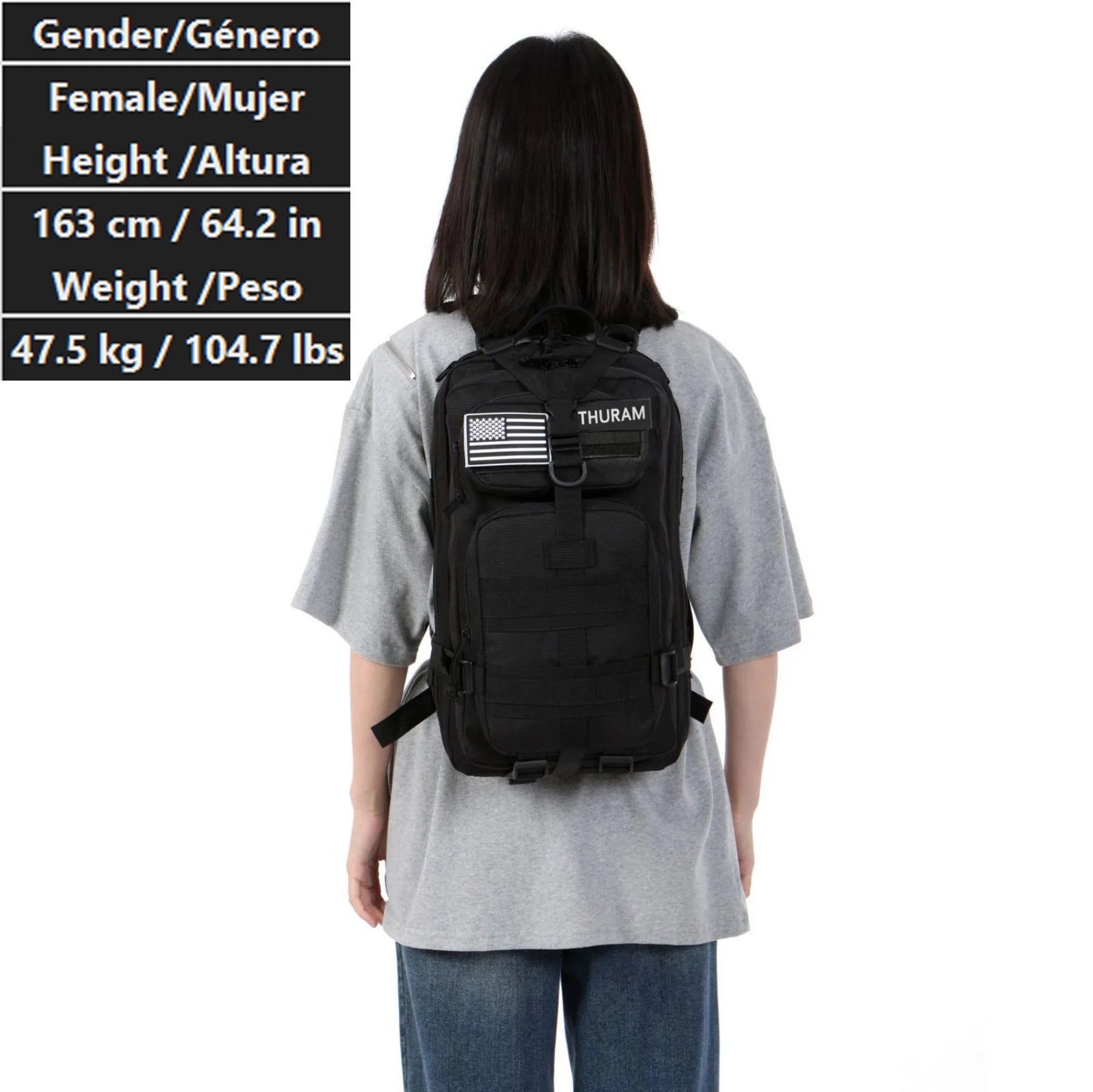 30L/50L 1000D Nylon Waterproof Trekking Fishing Hunting Bag Backpack Outdoor Rucksacks Tactical Sports Camping Hiking - Smarsty