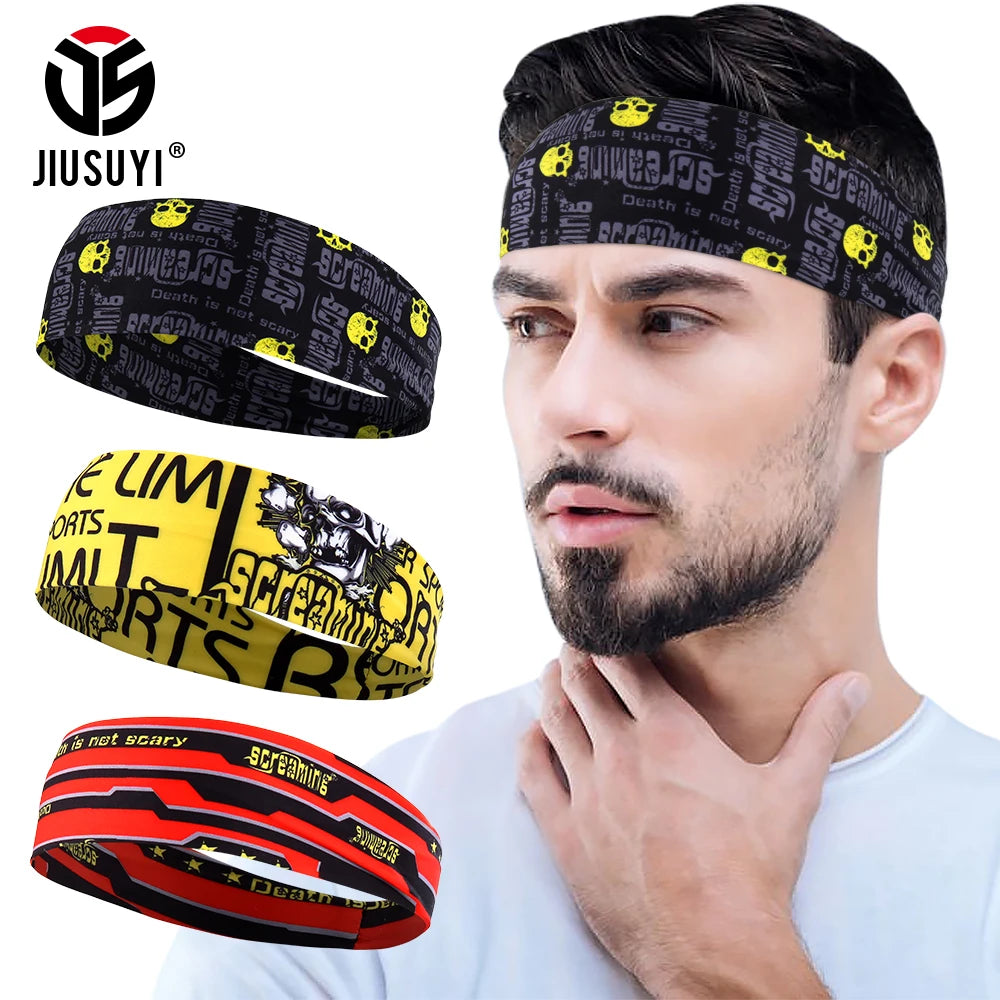 Unisex Sport Headband Moisture Wicking Breathable Sweatband - Smarsty