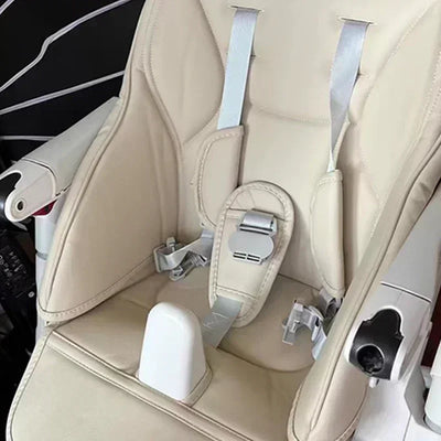 Baby Stroller Leather Cushion Baby Dining Chair Leather Cover PU Composite Sponge Cushion Baby Cover Chair Seat Case Accessories by Smarsty