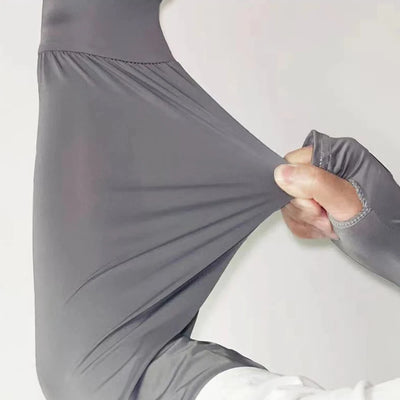 Mens UV Protection Ice Arm Sleeves Lightweight Cooling Gloves - Smarsty