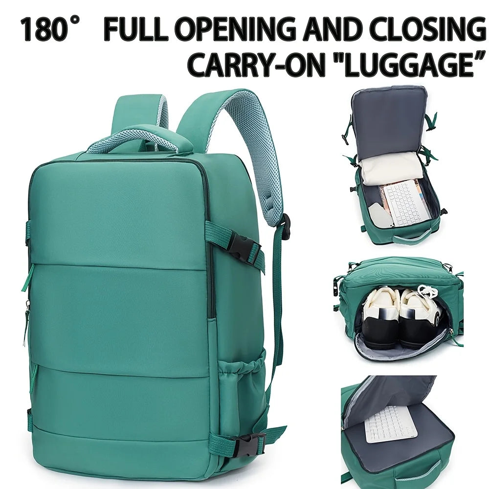 Couples Leisure Lightweight Backpack Travel Backpack Female New Backpack Student Schoolbag Large Capacity Travel Commuter Luggag - Smarsty