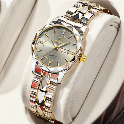 Luxury Waterproof Quartz Watch for Women with Luminous Feature - Smarsty