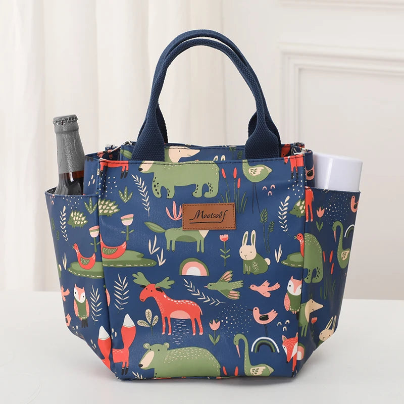 Insulated Thermal Lunch Bag Bento Tote For Office Workers - Smarsty