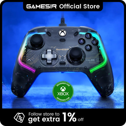 GameSir Kaleid Wired Xbox Controller with Hall Effect Joystick - Smarsty