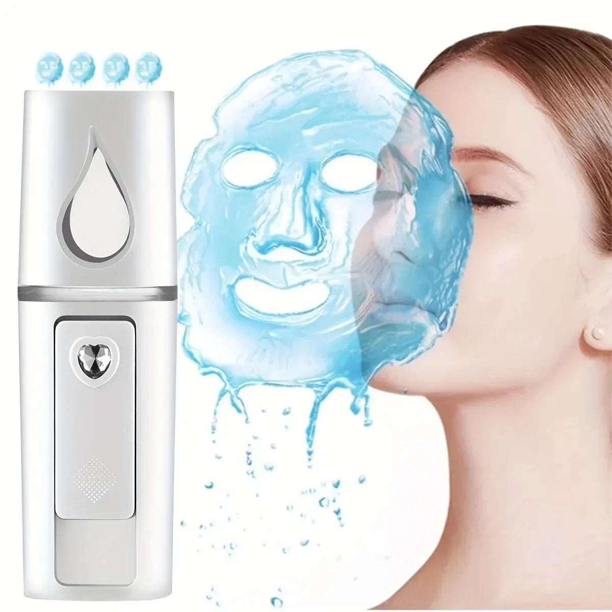 Mini Nano Mist Sprayer USB Rechargeable Facial Humidifier - Smarsty