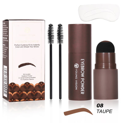 Eyebrow Stamp Stencil Kit for Long-Lasting Waterproof Makeup - Smarsty