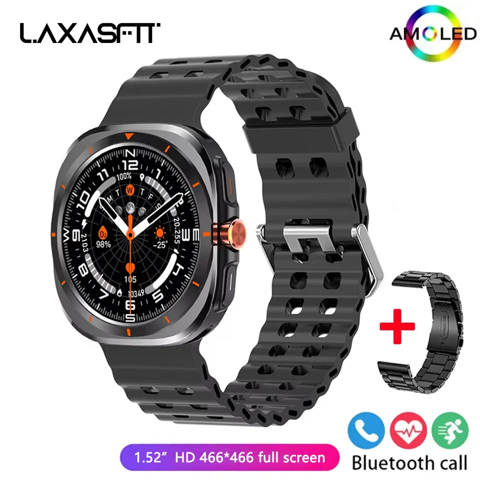 LAXASFIT GT7 Ultra Smartwatch with HD AMOLED Display - Smarsty