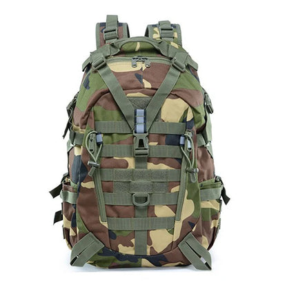 40L Tactical Backpack for Men Camping Hiking Backpacks Reflective Outdoor Travel Bags Survival Molle Climbing Rucksack Bag - Smarsty