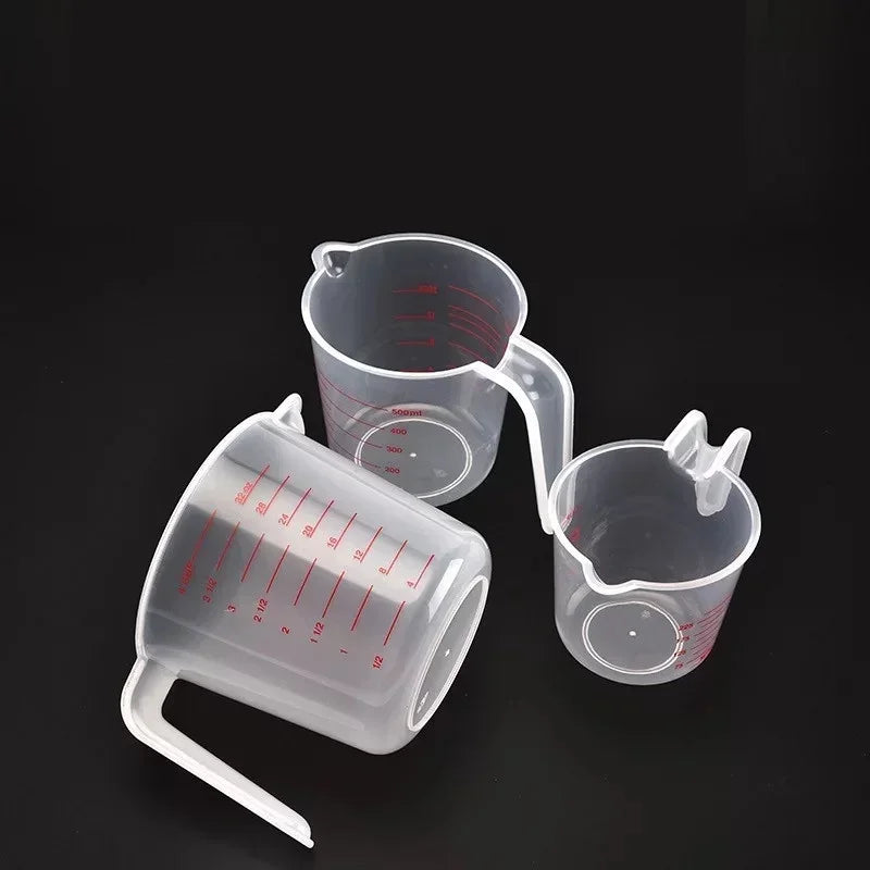 3 Piece Plastic Measuring Cups Set for Accurate Baking - Smarsty
