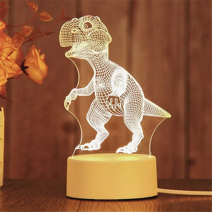Creative LED Acrylic Night Light for Bedroom Decor - Smarsty
