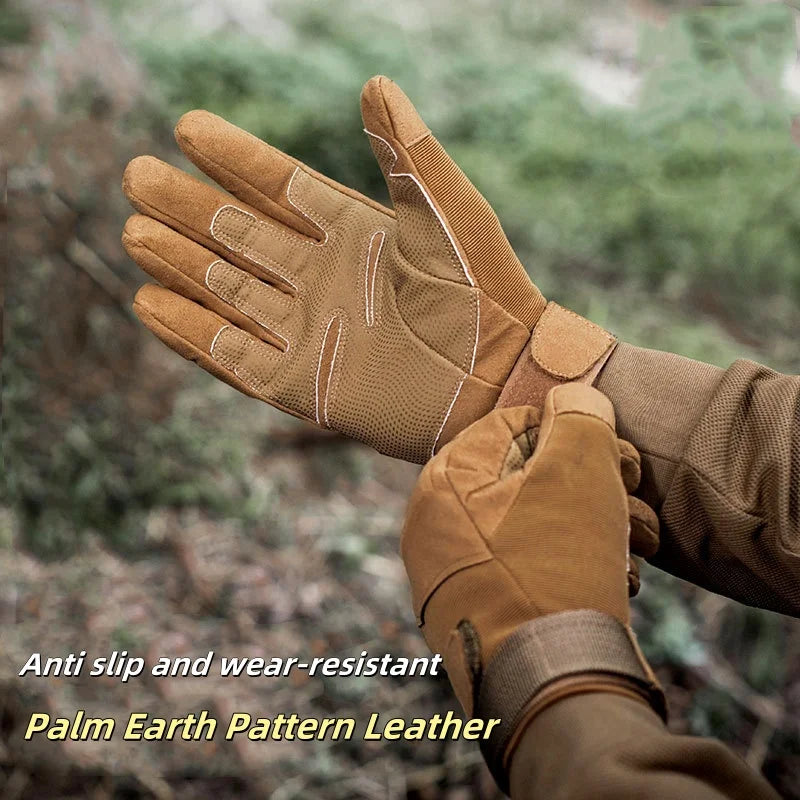 Tactical Full Finger Gloves Outdoor Cycling Climbing - Smarsty