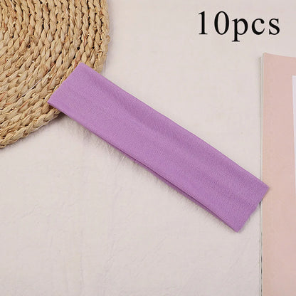 Elastic Hair Bands For Women Non Slip Sports Headbands - Smarsty