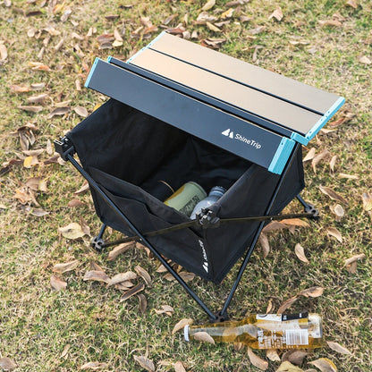 Outdoor Camping Storage Bag Large Capacity 600D Waterproof Oxford Foldable Bag with Front Pocket for Beach Table Accessories