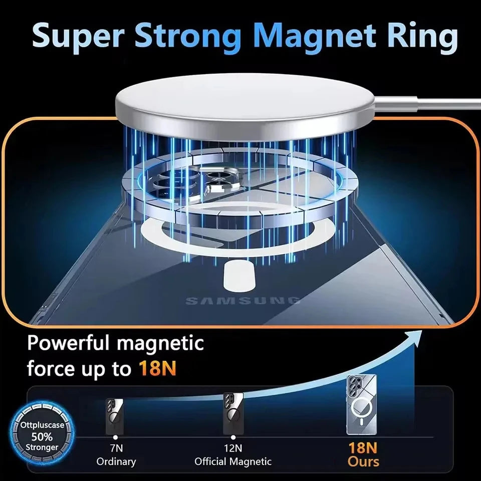 MagSafe Wireless Charging Case for Note 10 Plus Non Slip - Smarsty