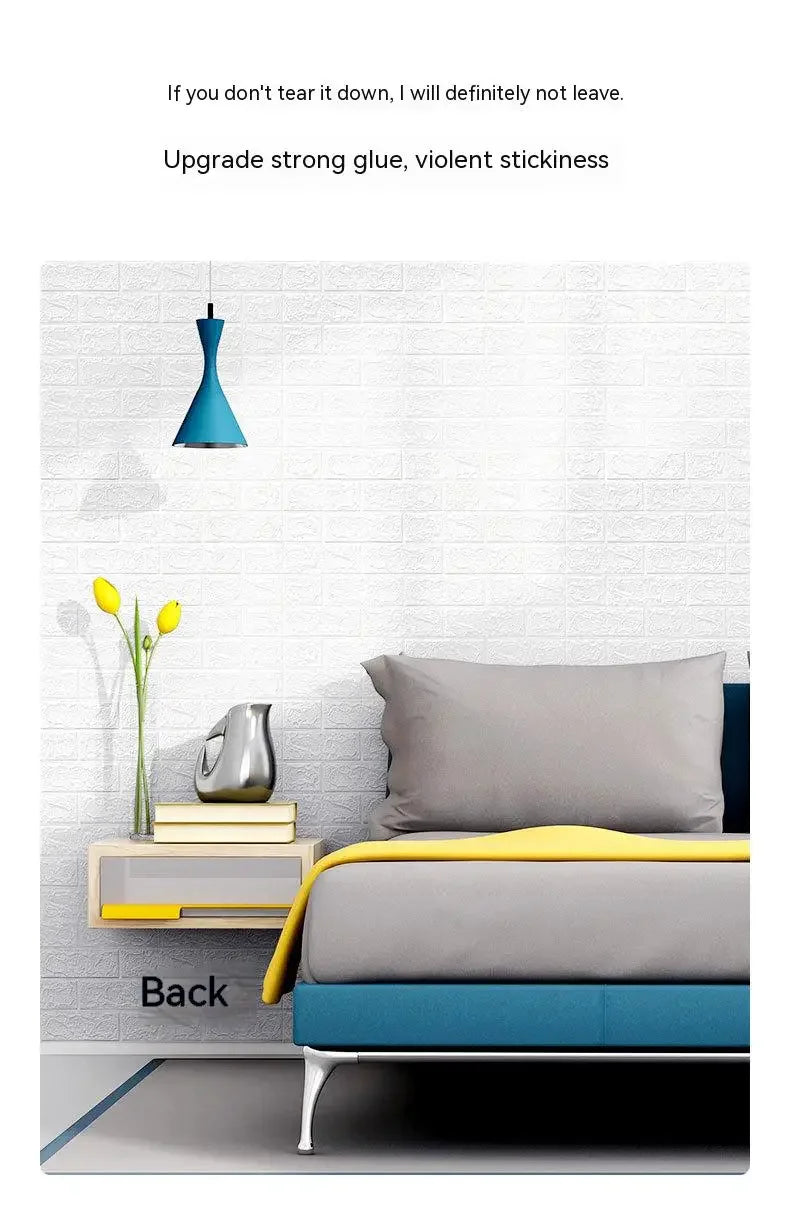 Self-Adhesive 3D Brick Wallpaper for Stylish Decor - Smarsty