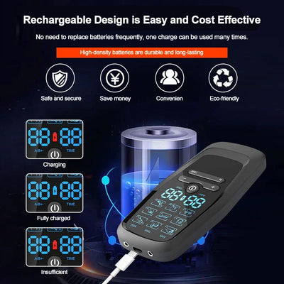 Electric Muscle Stimulator with Built-In Battery for Pain Relief - Smarsty