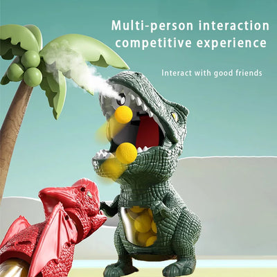 Dinosaur Shooting Tyrannosaurus Rex Ball Soft Bullet Gun Parent Child Interactive Puzzle Toy for Children - Smarsty