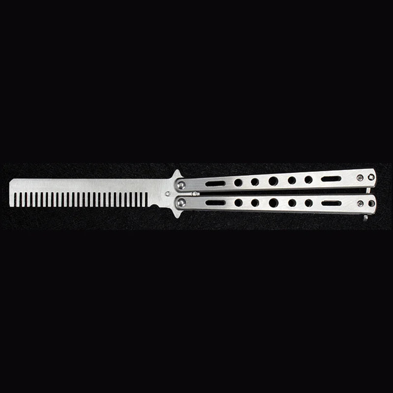 Stainless Steel Folding Butterfly Comb for Hair Training - Smarsty