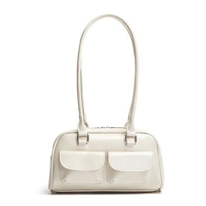 PU Leather Bowling Bag For Women With Multi Pocket Storage - Smarsty