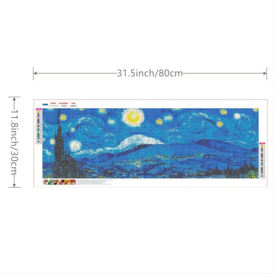 DIY Diamond Painting Van Gogh Starry Sky Full Round Art - Smarsty