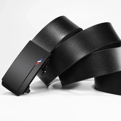 Luxury Genuine Leather Belt for Men with Automatic Buckle - Smarsty