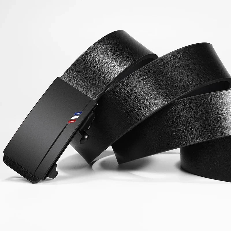 Luxury Genuine Leather Belt for Men with Automatic Buckle - Smarsty