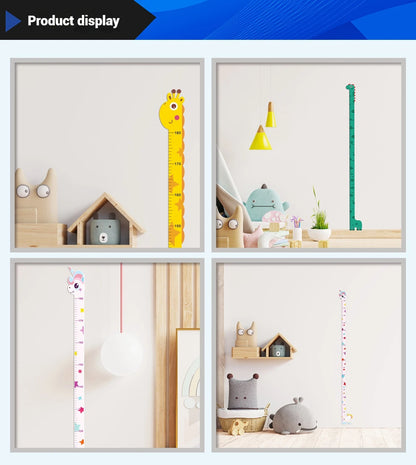 Cute Cartoon Unicorn Height Measuring Wall Sticker for Kids - Smarsty