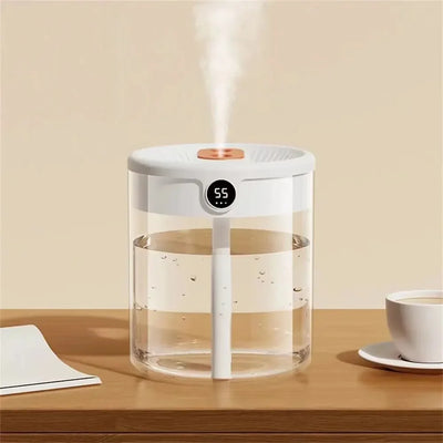 Quiet Dual Spray Humidifier with LED Display - Smarsty