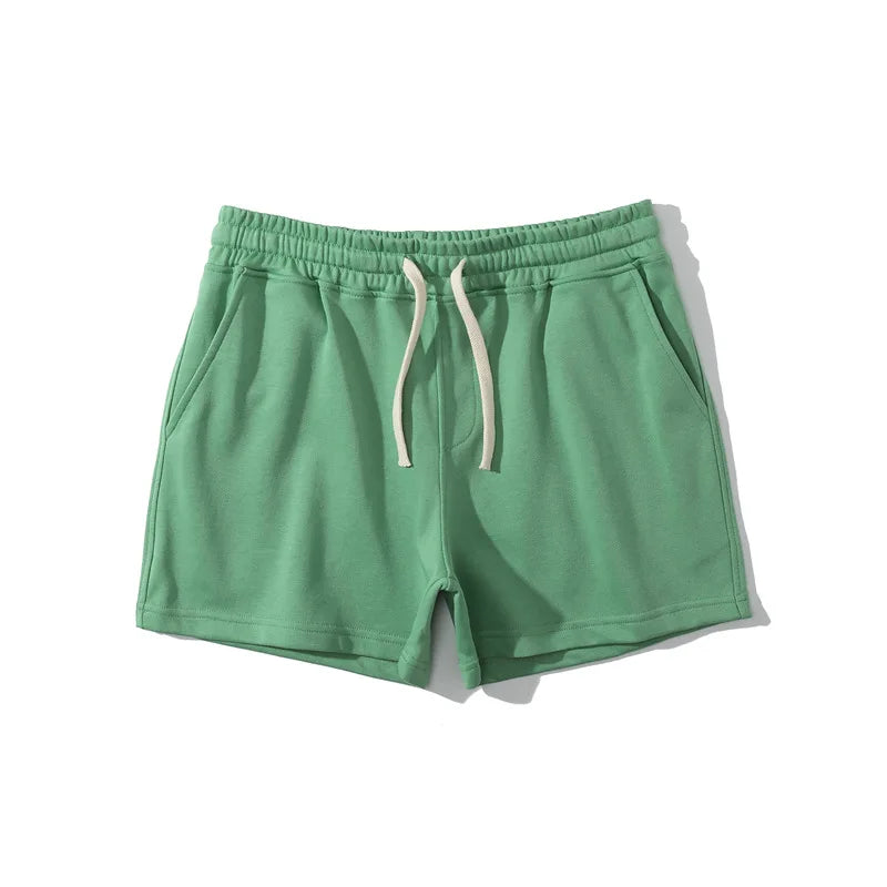 Cotton Running Shorts For Men Gym Fitness Home Casual Sport Underwear Yoga Workout Training Loose Boxers Super Short Pants Sweat - Smarsty