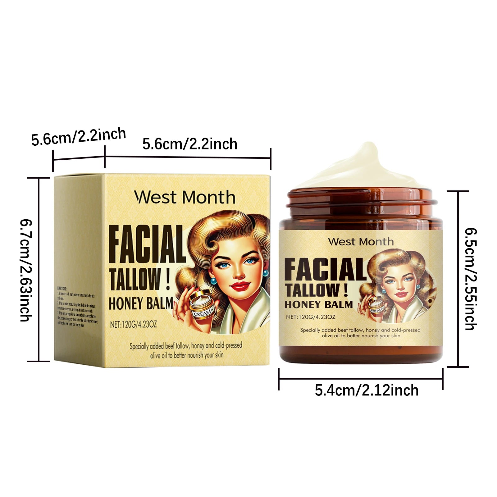 Beef Tallow Face Cream for Lasting Moisturization - Smarsty