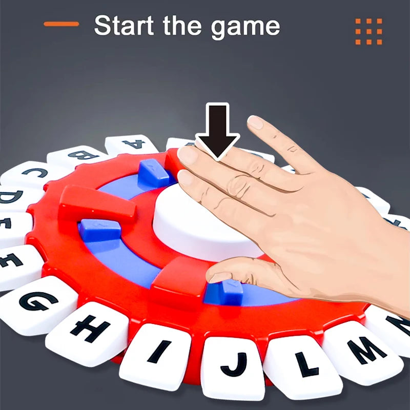 Spanish Basta Game Fast-paced Family Gathering Letter Toys For Adults Children Letters Learning Lengua española Juegos De Mesas - Smarsty