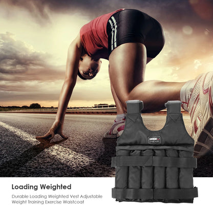 3/15/35kg Weight Training Suit Empty Bag Fitness Running Vest Adjustable Weight Jacket Workout Equipment for Workout Jogging