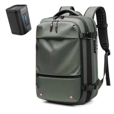 Men Travel Backpack vacuum compression 17 inch Laptop Backpack Business Large Capacity school Backpack Expanded Hiking backpack - Smarsty