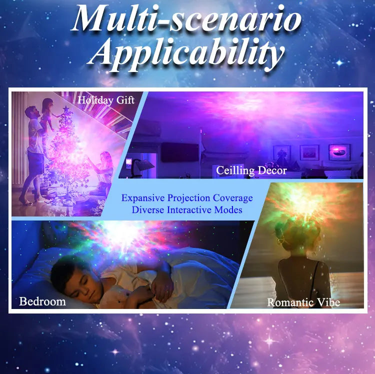 Astronaut Projector Galaxy Starry Night Lights for Bedroom LED Nebula Lamp Decoration Child Adult Holiday Gift - Smarsty
