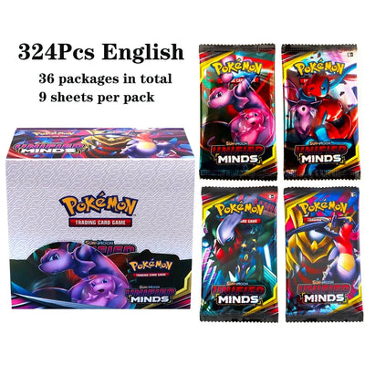 324pcs Pokemon TCG: Sword & Shield-Fusion Strike Booster Display Box (36 Packs) Board Game Card DESTINED RIVALS Stellar Crown - Smarsty